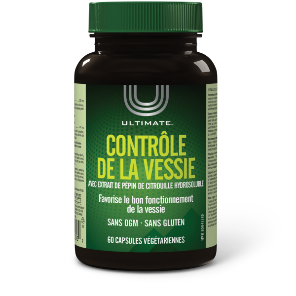 Capsules végétariennes pour le contrôle de la vessie