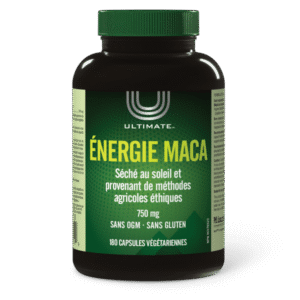 Énergie Maca 750 mg capsules végétariennes