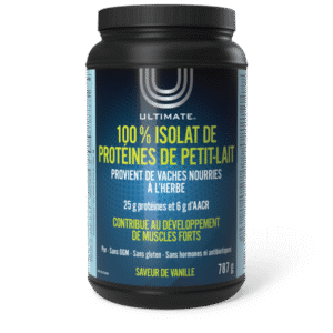 100 % isolat de protéines de petit-lait – vanille