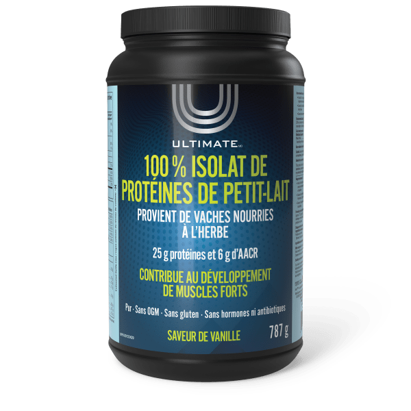 100 % isolat de protéines de petit-lait – vanille